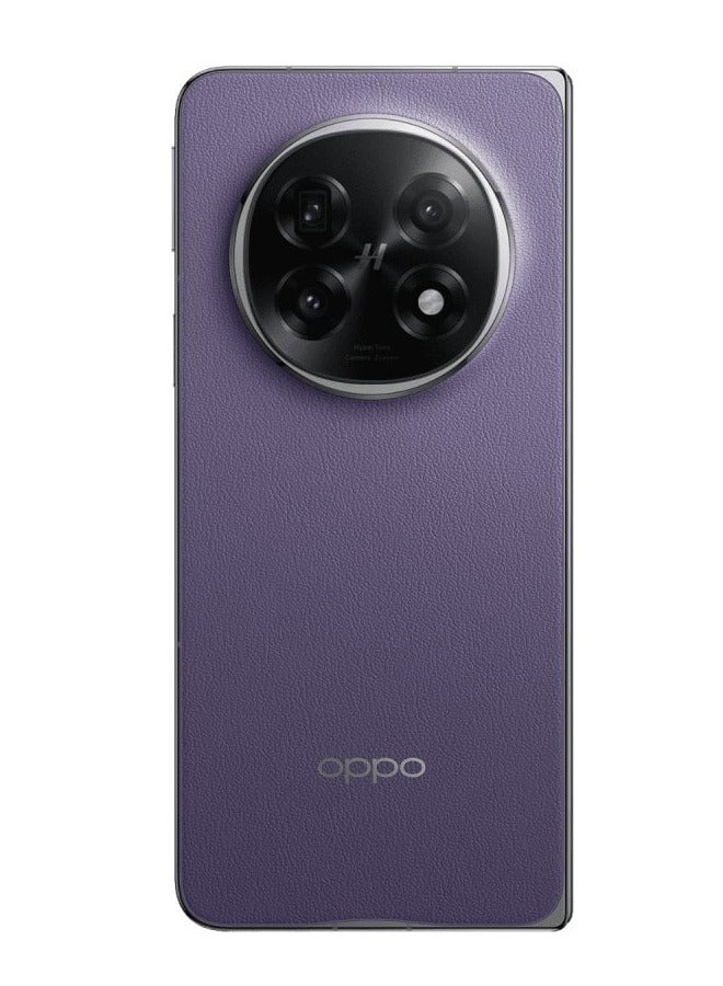 OPPO - Find N5 5G Foldable Smartphone Dusk Purple | 16GB RAM + 512GB Storage | 8.12" 2K LTPO AMOLED Inner Display | 6.62" FHD+ LTPO AMOLED Cover Display | Chinese Version | Snapdragon 8 Elite Processor | 50MP Triple Camera with Hasselblad Collaboration | 5600mAh Battery | 80W SuperVOOC Wired & 50W AIRVOOC Wireless Charging | ColorOS 15 Based on Android 15 | Google Play Store Supported - Image 1