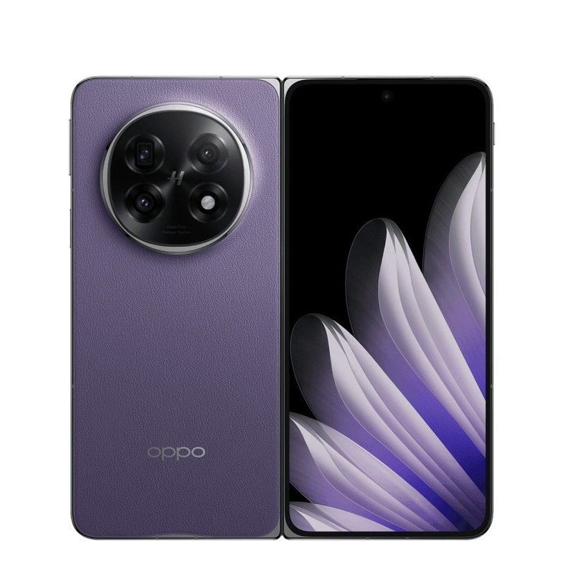 OPPO Find N5 5G Foldable Smartphone Dusk Purple | 16GB RAM + 1TB Storage | 8.12" 2K LTPO AMOLED Inner Display | 6.62" FHD+ LTPO AMOLED Cover Display | Chinese Version | Snapdragon 8 Elite Processor | 50MP Triple Camera with Hasselblad Collaboration | 5600mAh Battery | 80W SuperVOOC Wired & 50W AIRVOOC Wireless Charging | ColorOS 15 Based on Android 15 | Google Play Store Supported  - Image 4