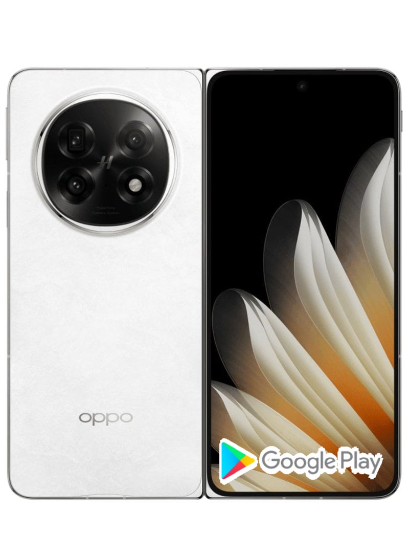 OPPO Find N5 5G Foldable Smartphone Misty White | 16GB RAM + 1TB Storage | 8.12" 2K LTPO AMOLED Inner Display | 6.62" FHD+ LTPO AMOLED Cover Display | Chinese Version | Snapdragon 8 Elite Processor | 50MP Triple Camera with Hasselblad Collaboration | 5600mAh Battery | 80W SuperVOOC Wired & 50W AIRVOOC Wireless Charging | ColorOS 15 Based on Android 15 | Google Play Store Supported  - Image 1