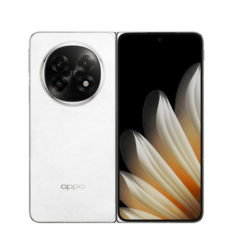 OPPO - Find N5 5G Foldable Smartphone Misty White | 16GB RAM + 1TB Storage | 8.12" 2K LTPO AMOLED Inner Display | 6.62" FHD+ LTPO AMOLED Cover Display | Chinese Version | Snapdragon 8 Elite Processor | 50MP Triple Camera with Hasselblad Collaboration | 5600mAh Battery | 80W SuperVOOC Wired & 50W AIRVOOC Wireless Charging | ColorOS 15 Based on Android 15 | Google Play Store Supported - Image 1