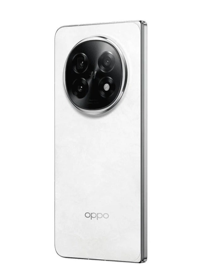 OPPO - Find N5 5G Foldable Smartphone Misty White | 16GB RAM + 1TB Storage | 8.12" 2K LTPO AMOLED Inner Display | 6.62" FHD+ LTPO AMOLED Cover Display | Chinese Version | Snapdragon 8 Elite Processor | 50MP Triple Camera with Hasselblad Collaboration | 5600mAh Battery | 80W SuperVOOC Wired & 50W AIRVOOC Wireless Charging | ColorOS 15 Based on Android 15 | Google Play Store Supported - Image 1