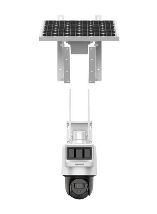 2MP Solar-Powered PT Security Camera, 4G LTE, Dual PIR & Radar Detection, 30m IR Range, Supports Up to 512GB On-Board Storage, H.265/H.264 Compression, Two-Way Audio, IP66 Weatherproof, 0°-340° Pan, 0°-80° Tilt, 2.8mm Fixed Lens, Motion Detection & Alarm | DS-2DE2C200IWG-K/4G/C05S10 - pnsku/N70156980V/45/_/1740556967/738be0e9-6a0e-4fba-a2db-27f901682895