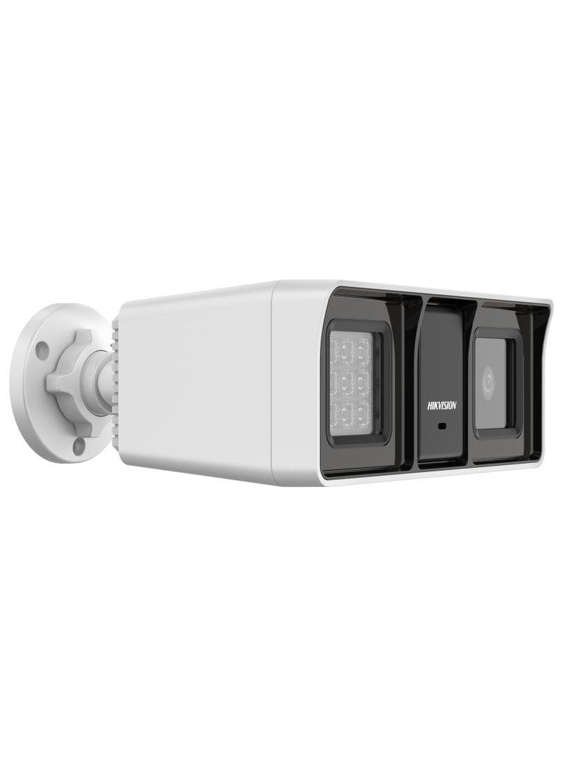 DS-2CE18D0T-LFS 2MP Analog Smart Hybrid Light Audio Fixed Bullet Camera, 1920x1080 Resolution, 2.8mm Lens, 60m IR & White Light Distance, Built-in Microphone, IP67, Digital WDR, Auto/Manual White Balance, 12VDC Power, PAL/NTSC, Switchable TVI/AHD/CVI/CVBS