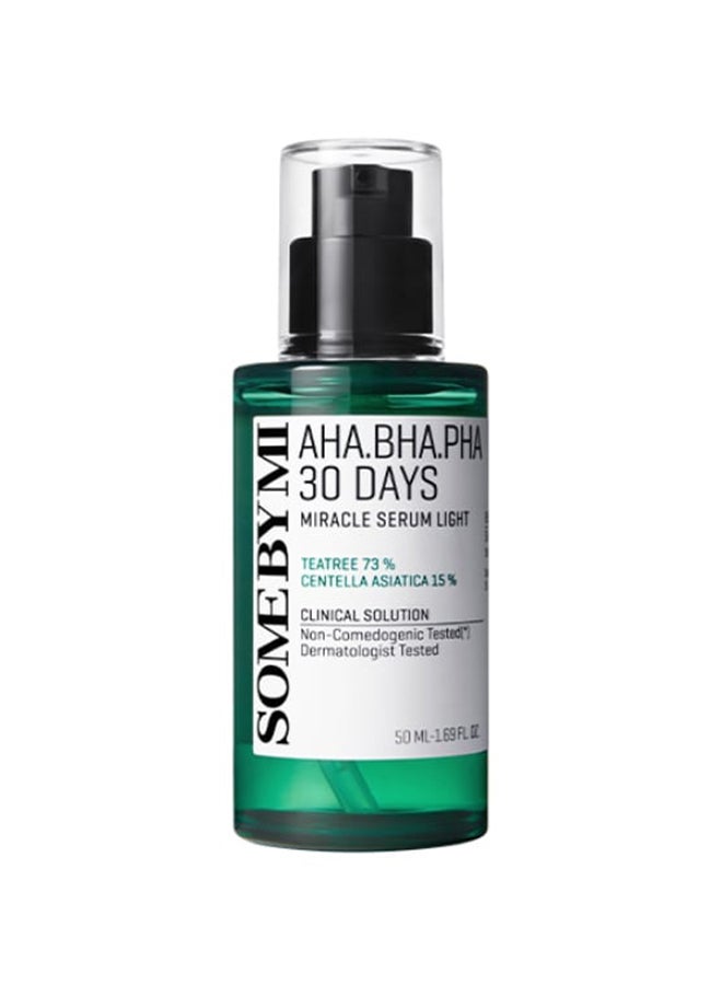 Some by Mi Aha-Bha-Pha 30 Days Miracle Serum Li Ght 50 Ml Green 50ml - Image 3
