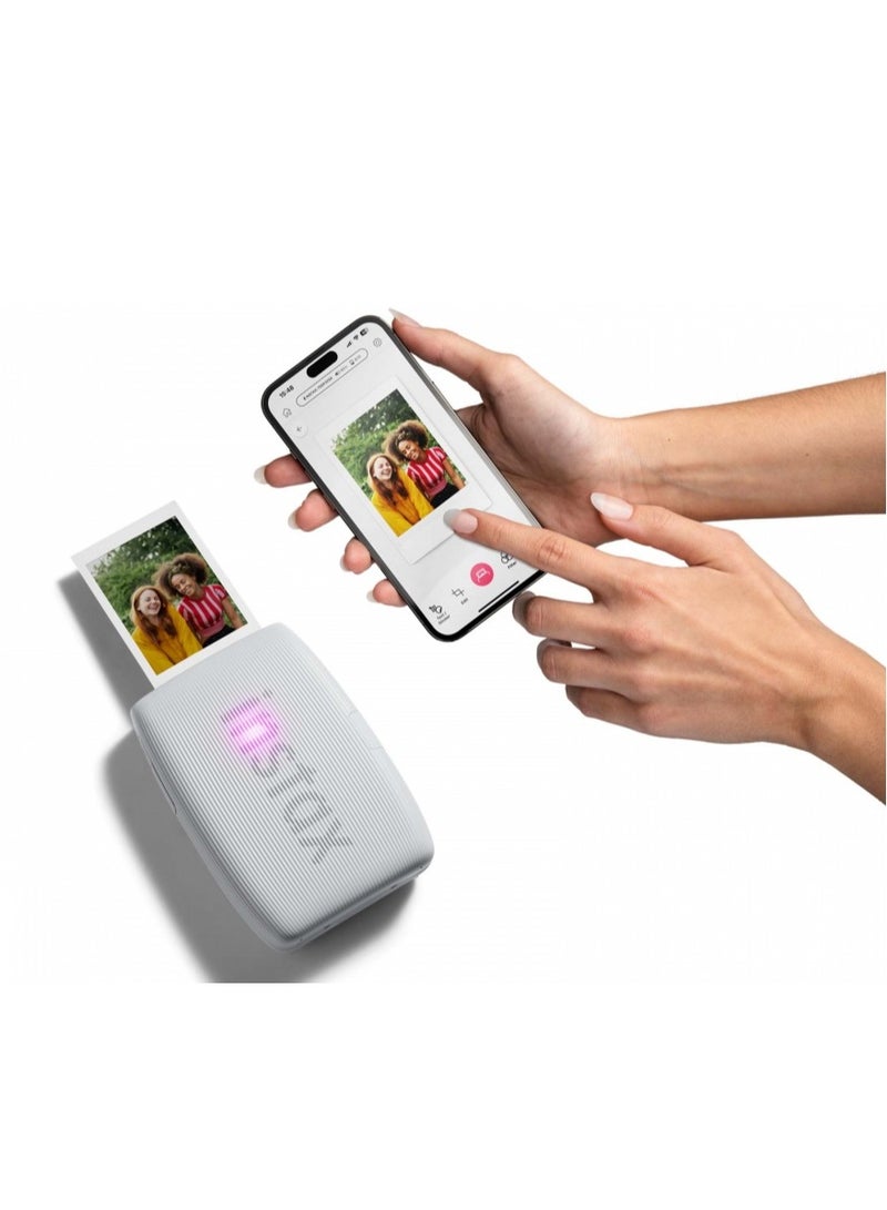 FUJIFILM - Instax Mini LINK 3 Smartphone Photo Printer, Clay White - Image 1