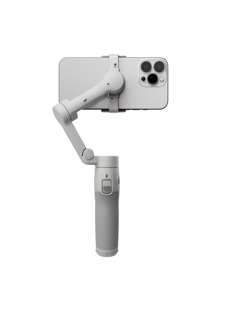 dji Osmo Mobile 7 Gimbal Stabilizer for iPhone, Android, Built-in Tripod, Ultra-Light, Comfortable Grip, 3-Axis Phone Gimbal, ActiveTrack 7.0, ShotGuides, One-Tap Edit, 10hrs Use, Phone Charging, Gray - Image 3