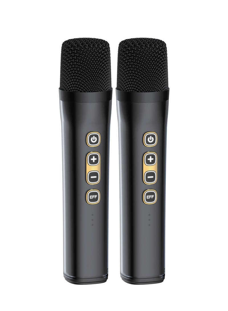 ميكرو ديجيت سماعة بلوتوث لاسلكية مميزة بقوة 30 واط مع ميكروفون لاسلكي مزدوج سماعة كاريوكي محمولة مع ضوء RGB LED MD677PS - Image 3