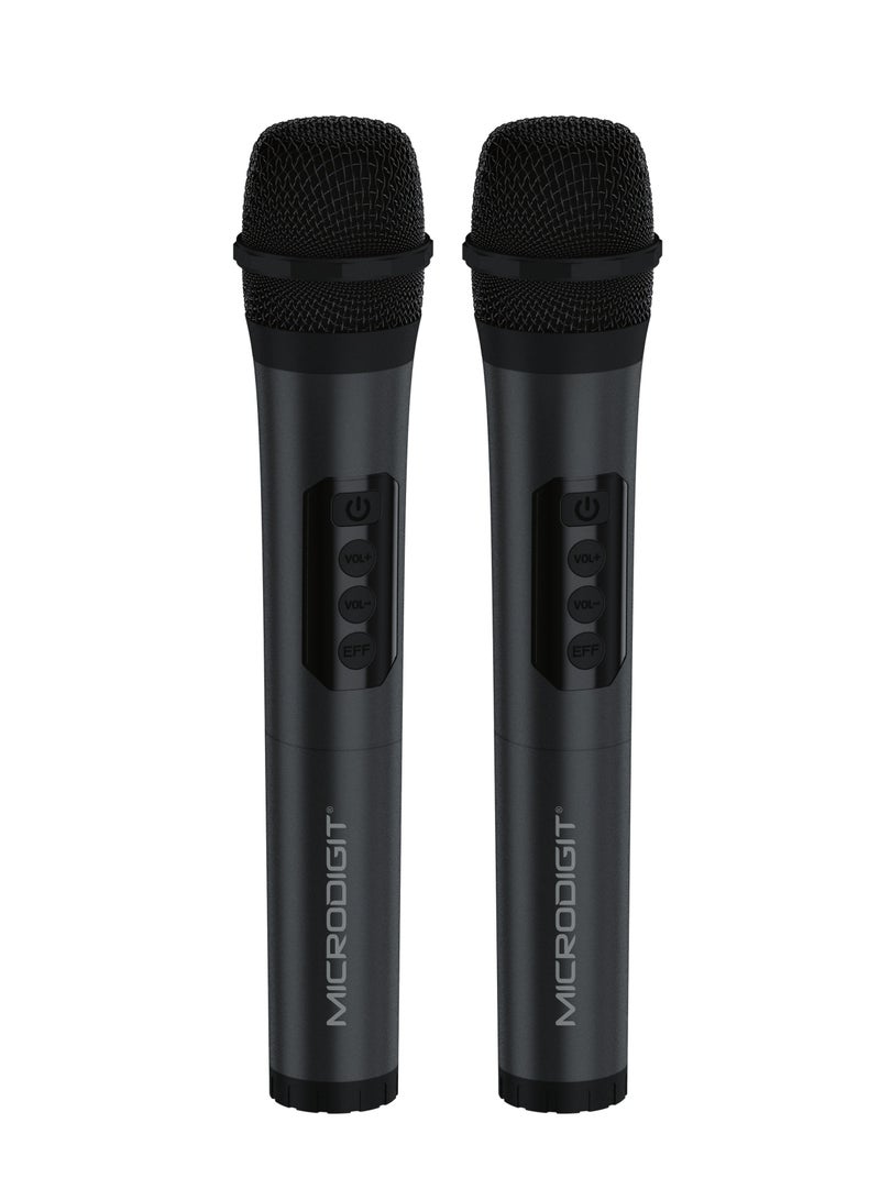 ميكرو ديجيت سماعة بلوتوث لاسلكية متميزة بقوة 40 واط مع ميكروفونين لاسلكيين مع صوت فائق وضوء RGB LED MD679PS - Image 3