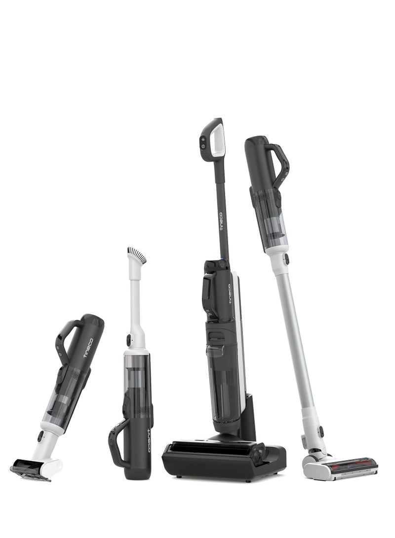 Tineco - Floor ONE Switch S6 Cordless Wet Dry Vacuum Cleaner, Smart Floor Cleaner Mop, 5-in-1 Multi-Function Stick Vacuum FlashDry Self-Cleaning Dual-Edge Cleaning, Whole-House Cleaning 290 W Tineco FLOOR ONE SWITCH S6 Black - Image 1