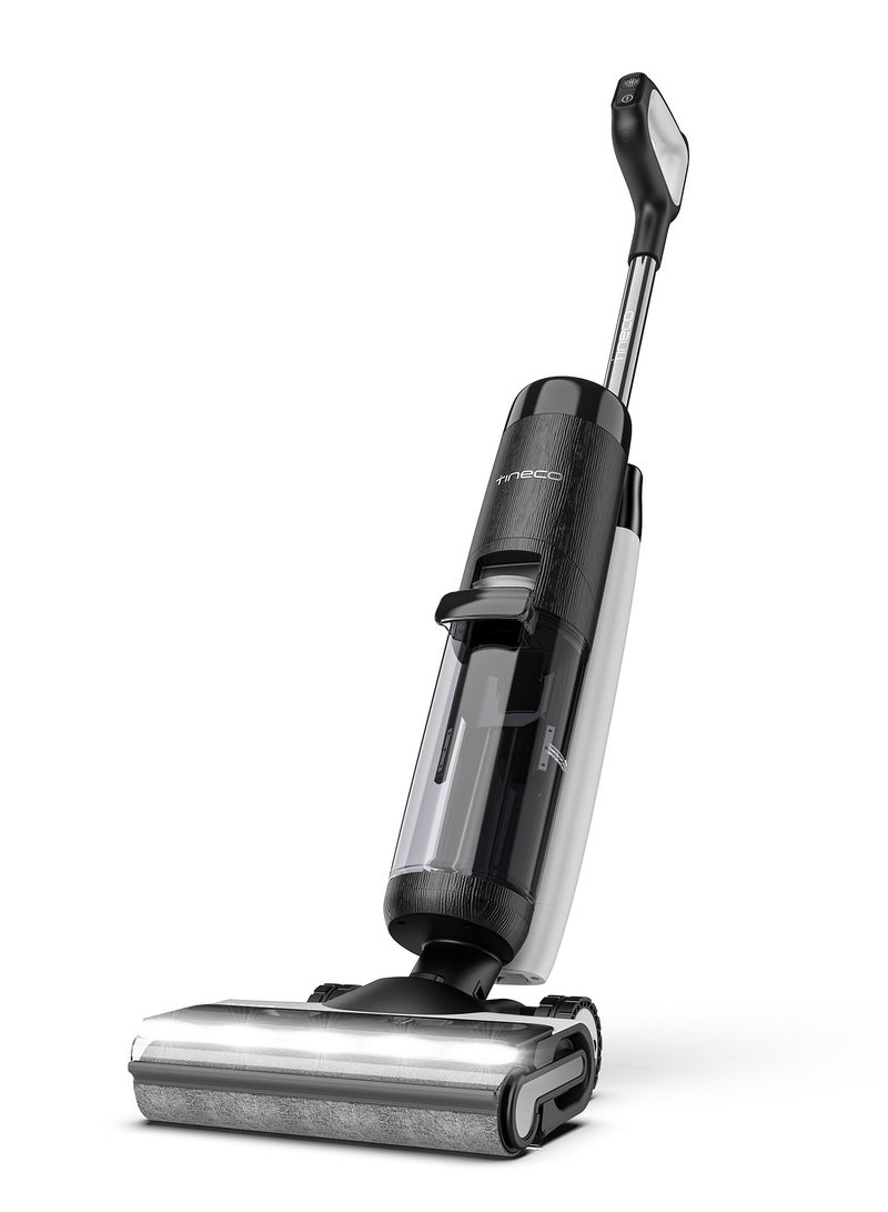 Tineco - FLOOR ONE S7 FlashDry Smart Cordless Wet Dry Vacuum Cleaner, Long Runtime, Great for Sticky Messes, Self-cleaning, 158℉Hot Air FlashDrying, Dual-sided Edge Cleaning, Extended Battery Lifespan 250 W Tineco FLOOR ONE S7 FlashDry black - Image 1