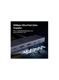Ugreen Revodok 10Gbps USB C Hub HDMI 4K@60Hz USB A 3.2 & C 3.2 PD 100W Compatible with iPhone 15, iPad Pro/Air, MacBook Pro/Air, Galaxy S24, Steam Deck Grey  - Image 4