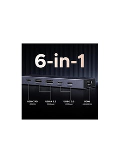 Ugreen Revodok 10Gbps USB C Hub HDMI 4K@60Hz USB A 3.2 & C 3.2 PD 100W Compatible with iPhone 15, iPad Pro/Air, MacBook Pro/Air, Galaxy S24, Steam Deck Grey  - Image 2