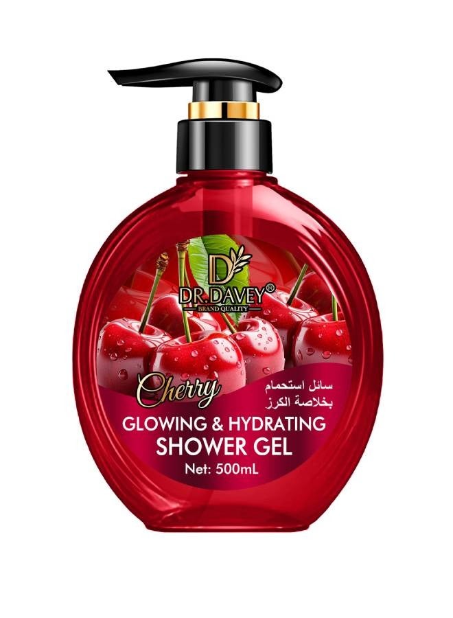 DR. DAVEY CHERRY GLOWING & HYDRATING SHOWER GEL 500grams 