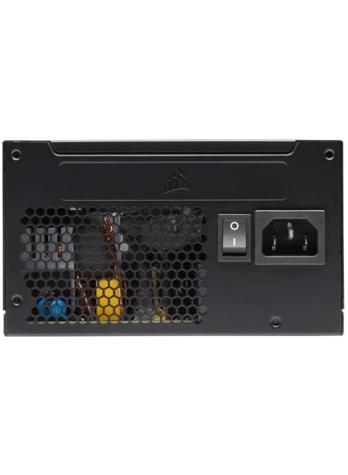CORSAIR CX Series CX750, 750 Watt 80 PLUS Bronze ATX Power Supply - Low Noise, Sheathed Cables, Non-Modular, EU | Black  - Image 3