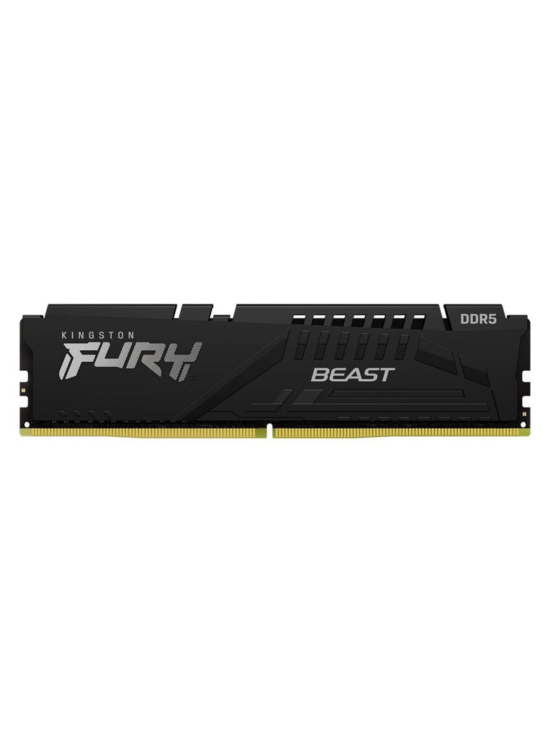 كينغستون Fury Beast 32GB (2x16GB) DDR5 6000MT/s CL30 DIMM (Kit of 2) Desktop Gaming Memory Black - KF560C30BBEK2-32 | Black  - Image 2