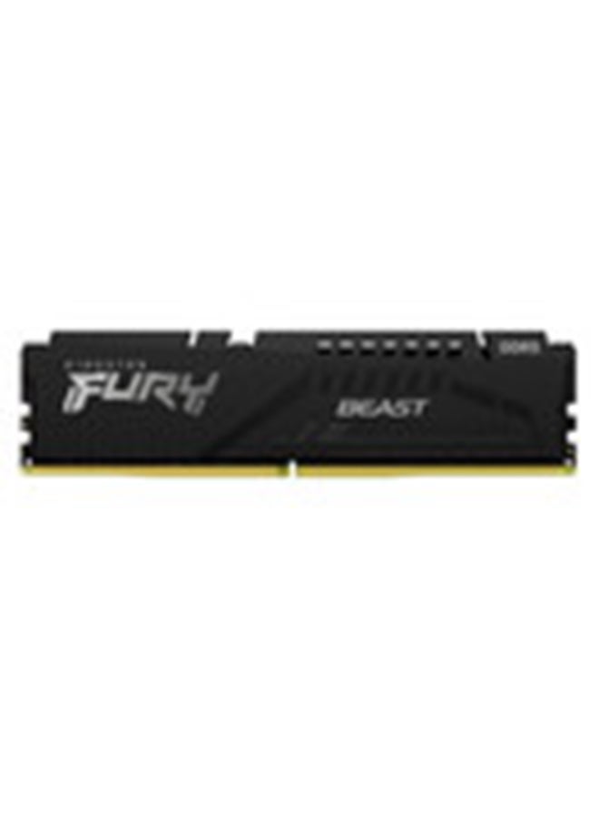 كينغستون - Fury Beast 32GB (2x16GB) DDR5 6000MT/s CL30 DIMM (Kit of 2) Desktop Gaming Memory Black - KF560C30BBEK2-32 | Black - Image 1