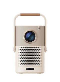 Yaber Portable Projector (BUILT-IN BATTERY ), with Dual JBL Speakers 5W, with USB dongle Android TV, Auto Focus  and Auto keystone correction, support Alexa and NFC T2 PLUS Beige  - Image 5