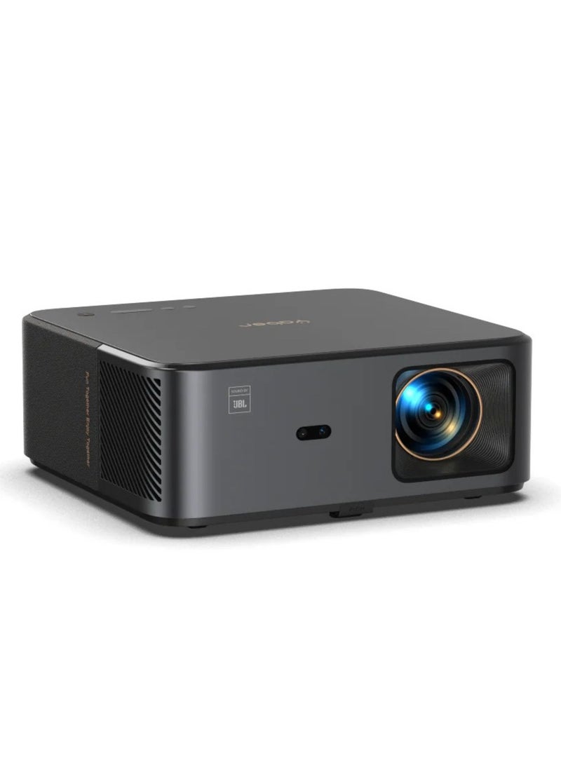 Yaber - Smart Projector, with Dual JBL Speakers 10W, with Bulit in Android TV, Auto Focus  and Auto keystone correction, support Alexa and NFC K2s Black - Image 1