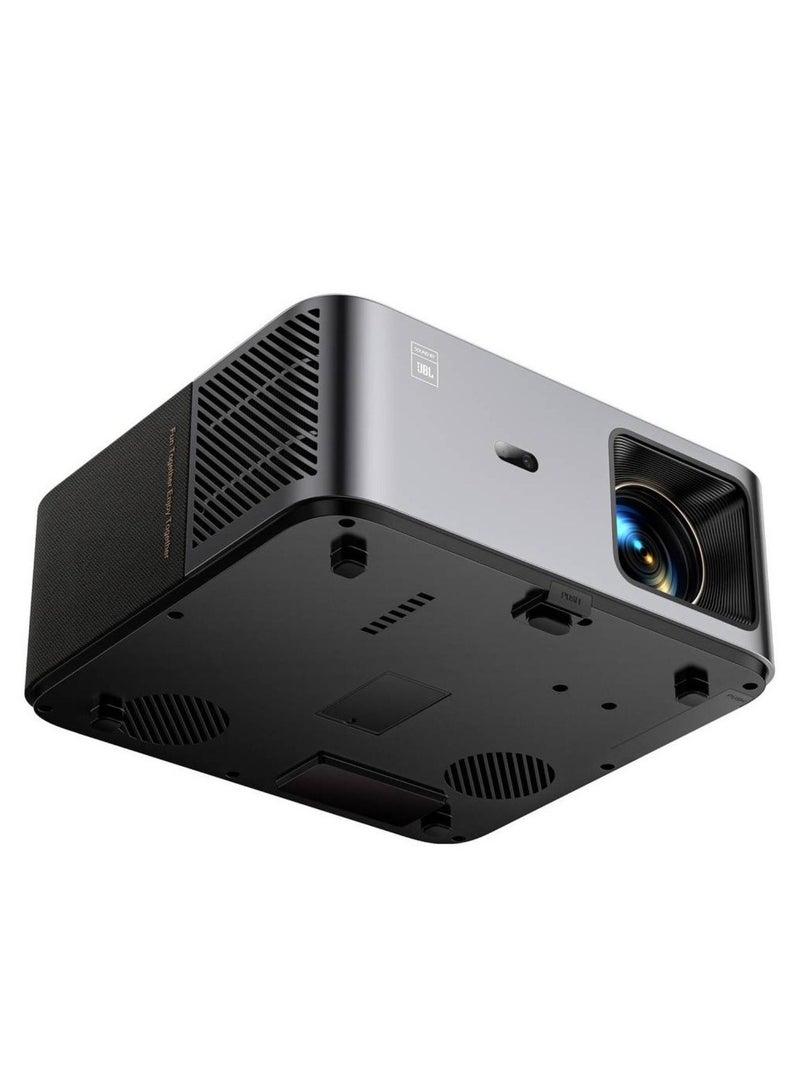 Yaber - Smart Projector, with Dual JBL Speakers 10W, with Bulit in Android TV, Auto Focus  and Auto keystone correction, support Alexa and NFC K2s Black - Image 1