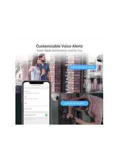 إيزفيز EZVIZ H4 2K Wi-Fi Smart Home Camera, AI-Powered Human / Vehicle Shape Detection, Active Defense with Siren and Strobe Light, Color Night Vision, Two-Way Calling, IP67 | CS-H4  - Image 4