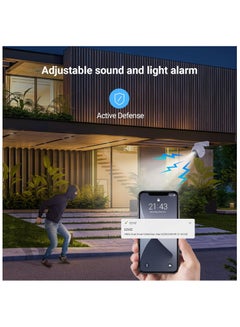 EZVIZ EZVIZ H80x Dual 4K Pan & Tilt Wi-Fi Camera, Dual Lenses, Colorful Night Vision, 360° Panoramic View, Auto-Zoom Tracking, Siren & Strobe Light, Two-Way Talk | CS-H80x-R100-8G82WKFL  - Image 4