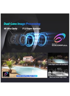 EZVIZ EZVIZ H80x Dual 4K Pan & Tilt Wi-Fi Camera, Dual Lenses, Colorful Night Vision, 360° Panoramic View, Auto-Zoom Tracking, Siren & Strobe Light, Two-Way Talk | CS-H80x-R100-8G82WKFL  - Image 2