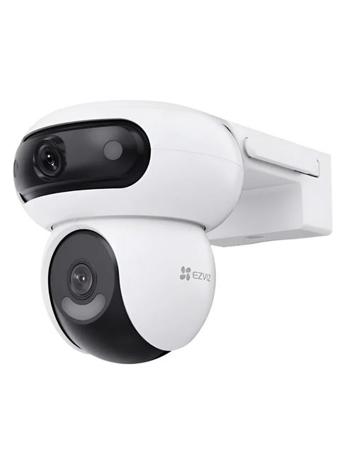 EZVIZ H90 Dual 4MP Ultra HD Smart Home Security Camera with Pan & Tilt, AI-Powered Detection, Color Night Vision, Two-Way Audio, and Weatherproof Design | CS-H90-R100-8H44WKFL