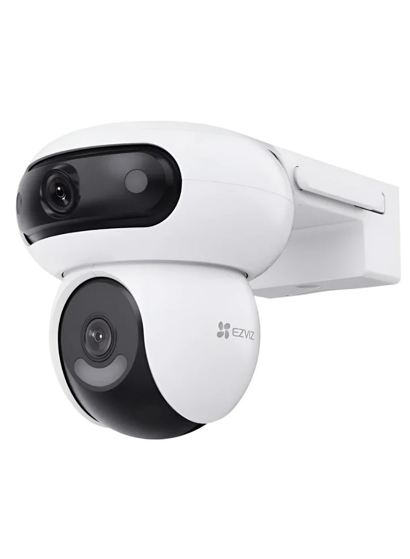 EZVIZ - EZVIZ H90 Dual 4MP Ultra HD Smart Home Security Camera with Pan & Tilt, AI-Powered Detection, Color Night Vision, Two-Way Audio, and Weatherproof Design | CS-H90-R100-8H44WKFL - Image 1