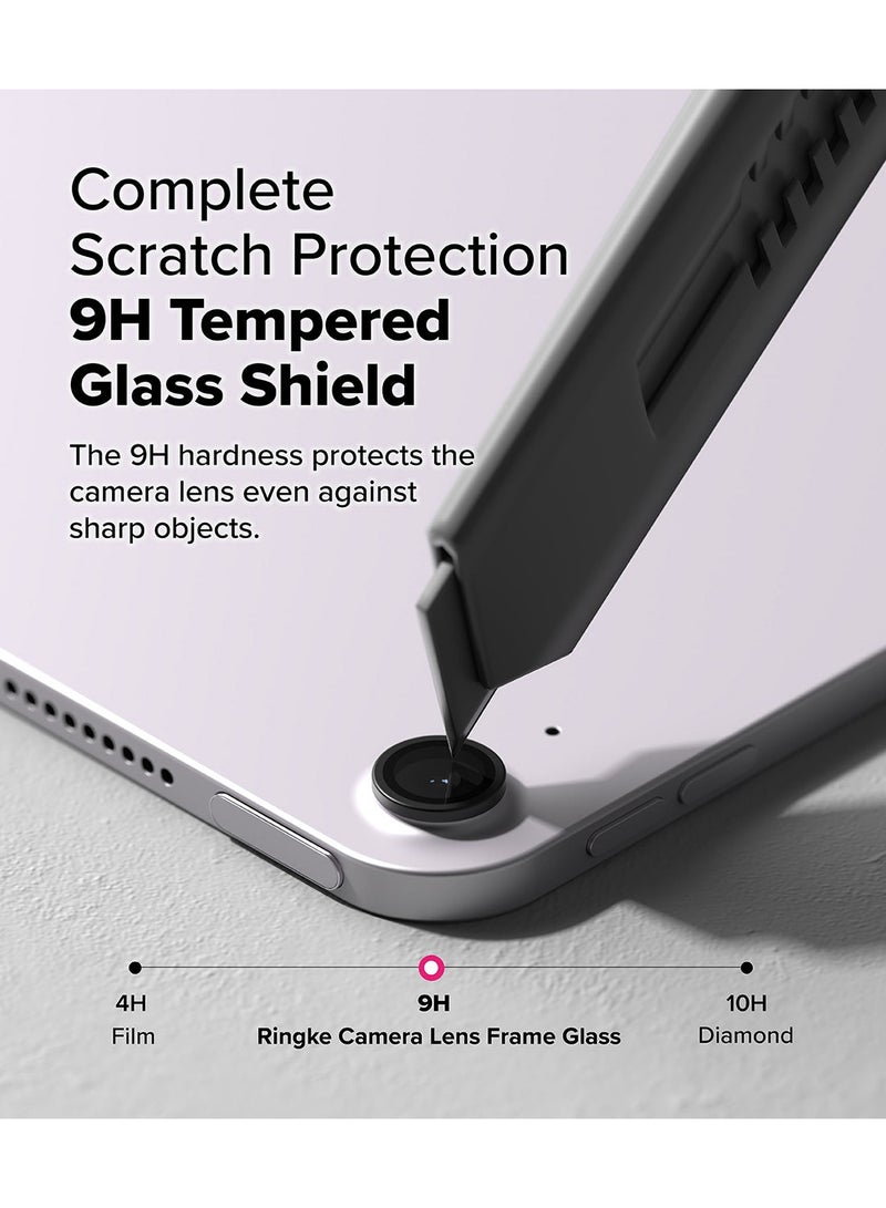 Ringke Camera Lens Frame Glass (2 Pack) For iPad Air 11-Inch / 13-Inch (M2) Camera Protector, Anti-Scratch Lightweight Full Coverage Tempered Glass- Clear - Image 5