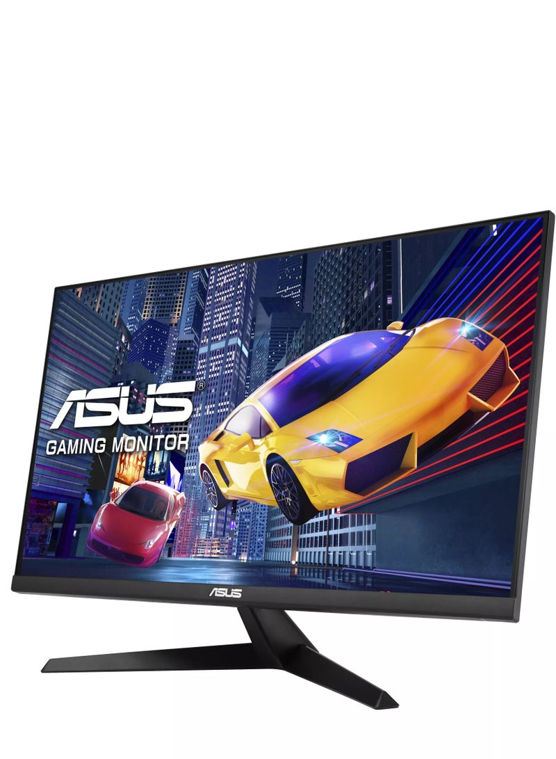 أسوس - 27" Inch Gaming Monitor FHD (1920x1080) IPS, 120Hz (OC), SmoothMotion, 1ms (MPRT), Adaptive Sync, Eye Care Plus technology, Blue Light Filter, Flicker Free & Antibacterial Treatment - VY279HGR | Black - Image 1