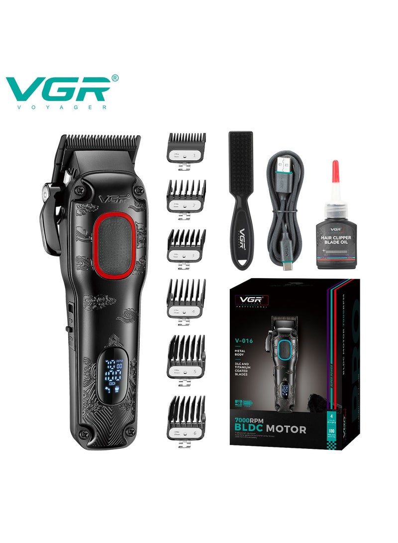 في جي آر مقص شعر احترافي V-016 BLDC 7000RPM قابل لإعادة الشحن للرجال - Image 2
