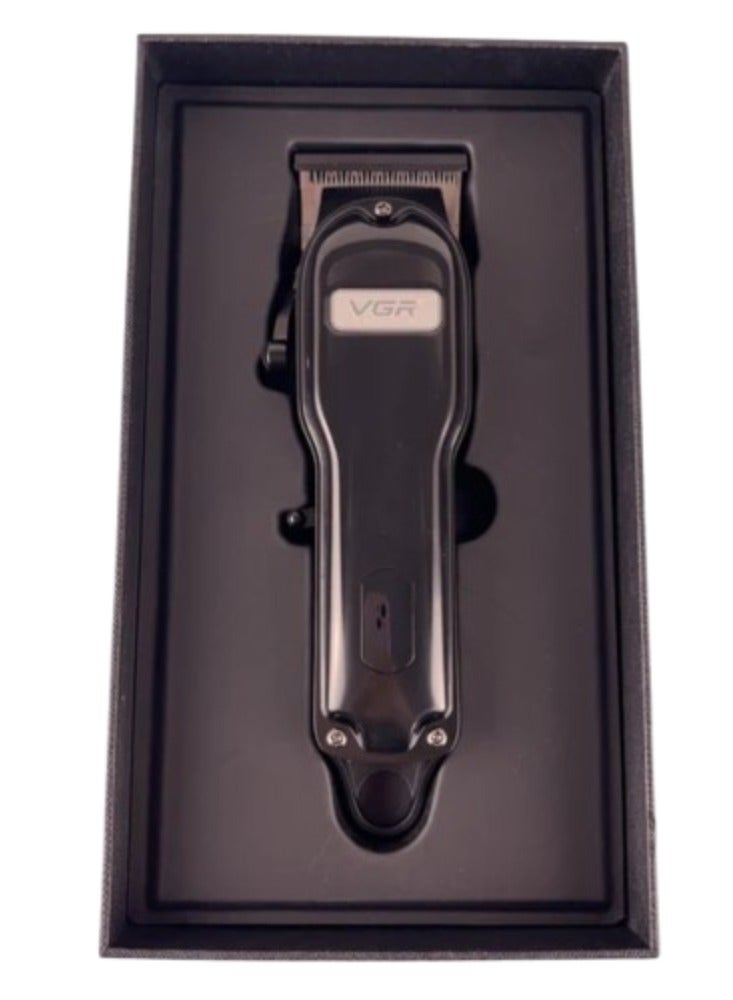 VGR V-251 Barber Hair Cut Machine Electric Rechargeable Cordless Professional Hair Clipper trimmer shaver For Men Black - Image 5