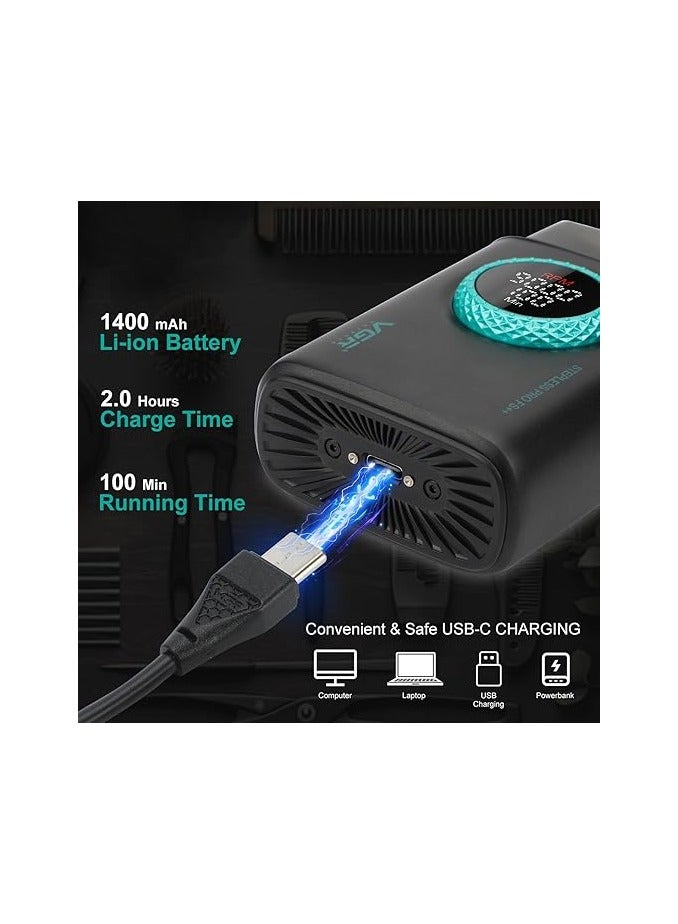 VGR V-377 Professional Shaver For Men Black - Image 3