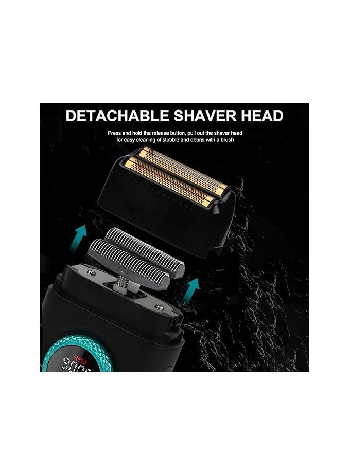 VGR V-377 Professional Shaver For Men Black - Image 2