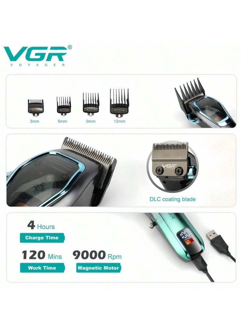 VGR Professional Cordless Hair Trimmer - V-674 Multicolor - Image 5