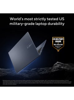 ASUS Vivobook 15  Laptop With 15.6-Inch Full HD Display, Intel Core i7-12700H Processor/8GB RAM/512GB SSD/Intel Iris XE Graphics/Windows 11 Home English/Arabic Blue  - Image 2