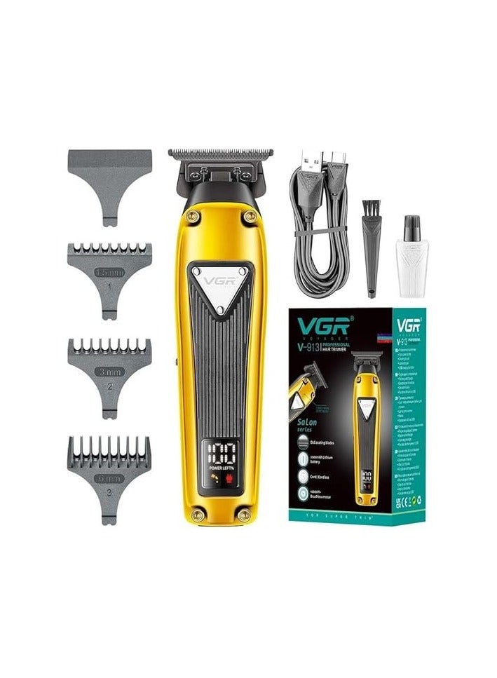 VGR V-913 Ultra Premium Hair Trimmer Gold - Image 1