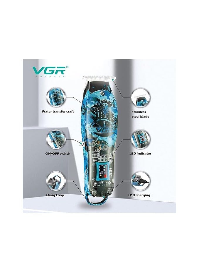 VGR V-923 Professional Electric Hair Clipper Multicolor - Image 3