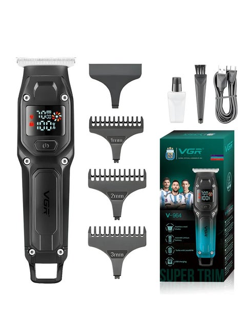 V-964 Professional Hair Trimmer Cord/Cordless For Men's Multicolor