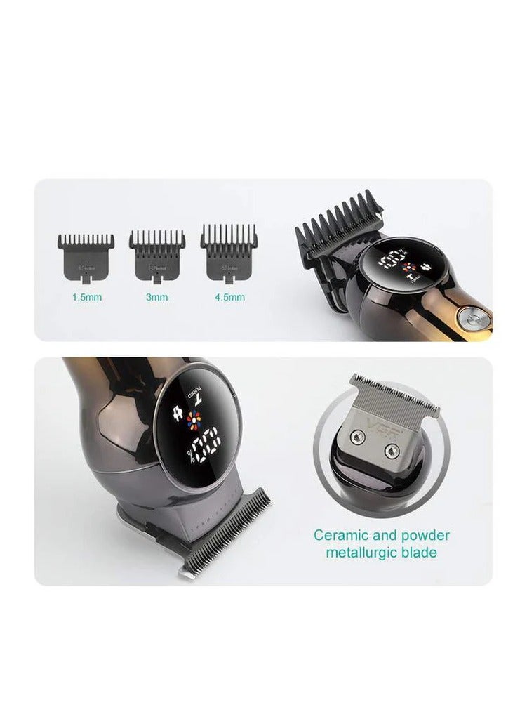 VGR V-989 Hair Trimmer For Men Black - Image 4