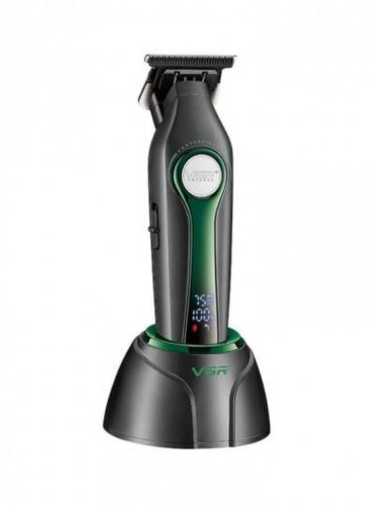 VGR Hair Trimmer Professional Cordless Barber Rechargeable Clippers Hair Cutting Machine BLDC Motor Hair Trimmer for Men V-993 Black - Image 2