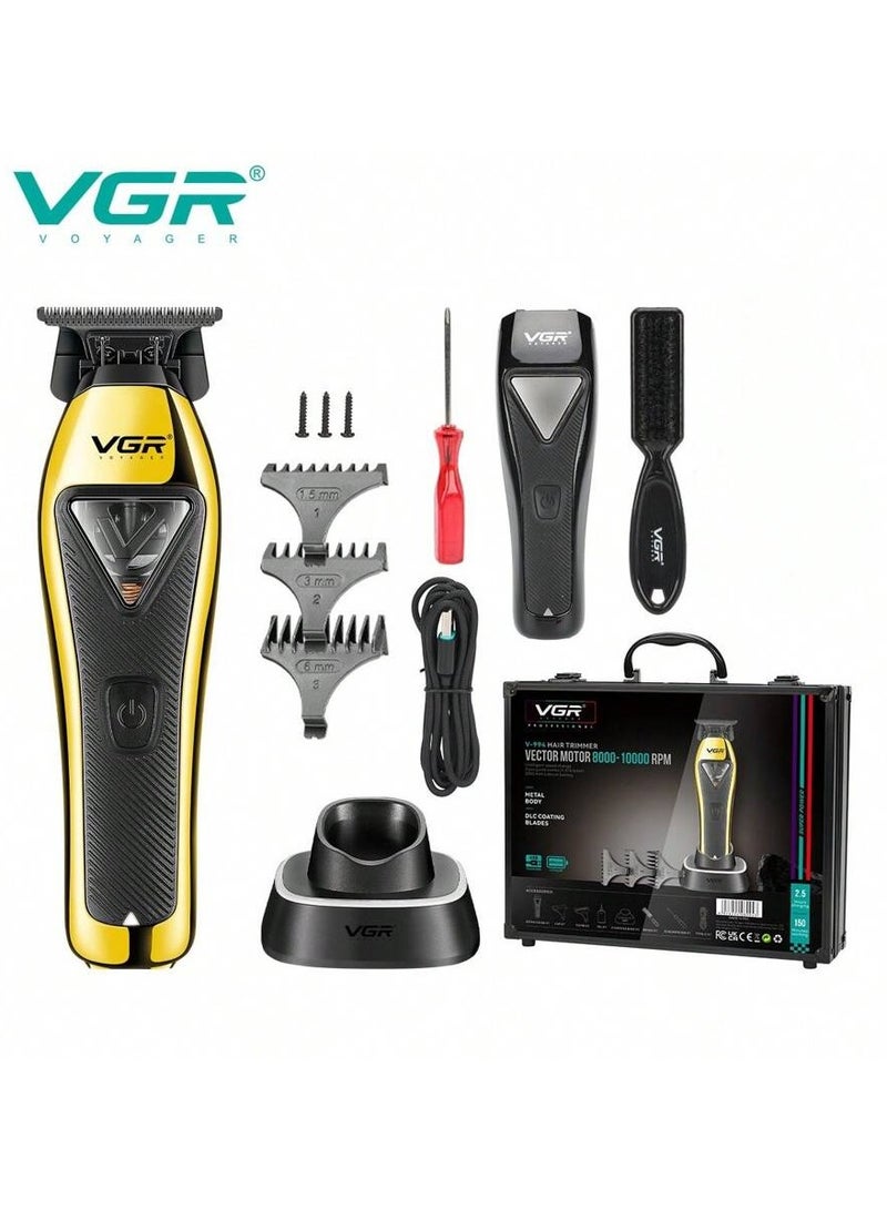VGR - Hair Trimmer Professional Barber Clippers 10000 RPM Hair Cutting Machine Vector Motor Trimmers Haircut Trimmer for Men V-994 Multicolor - Image 1