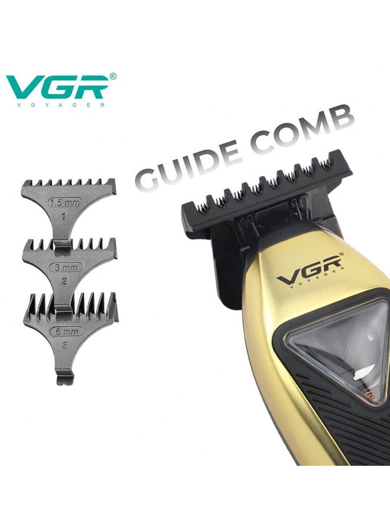 VGR - Hair Trimmer Professional Barber Clippers 10000 RPM Hair Cutting Machine Vector Motor Trimmers Haircut Trimmer for Men V-994 Multicolor - Image 1