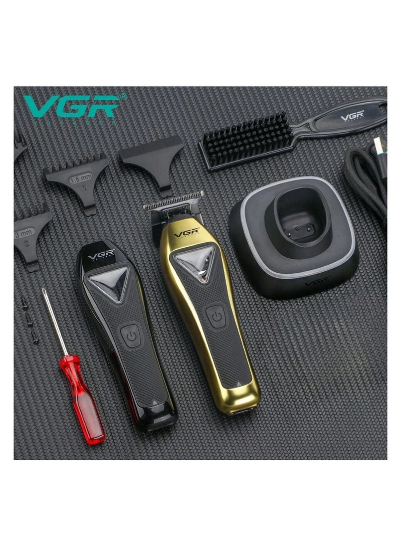 VGR - Hair Trimmer Professional Barber Clippers 10000 RPM Hair Cutting Machine Vector Motor Trimmers Haircut Trimmer for Men V-994 Multicolor - Image 1