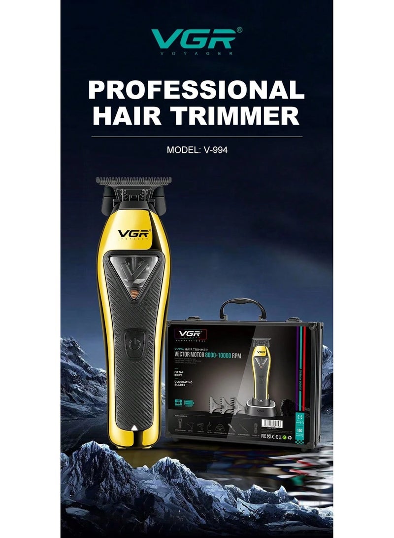 VGR - Hair Trimmer Professional Barber Clippers 10000 RPM Hair Cutting Machine Vector Motor Trimmers Haircut Trimmer for Men V-994 Multicolor - Image 1