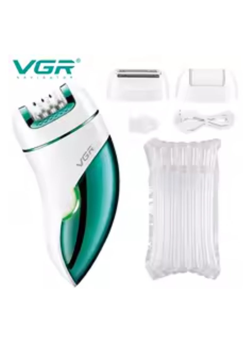 V-731 3 in 1 Hair Removal Machine Cleansing Razor Electric Professional Epilator Multicolor