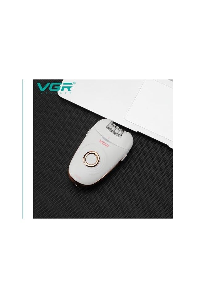 VGR V-739 Electric Epilator For Women White - Image 5