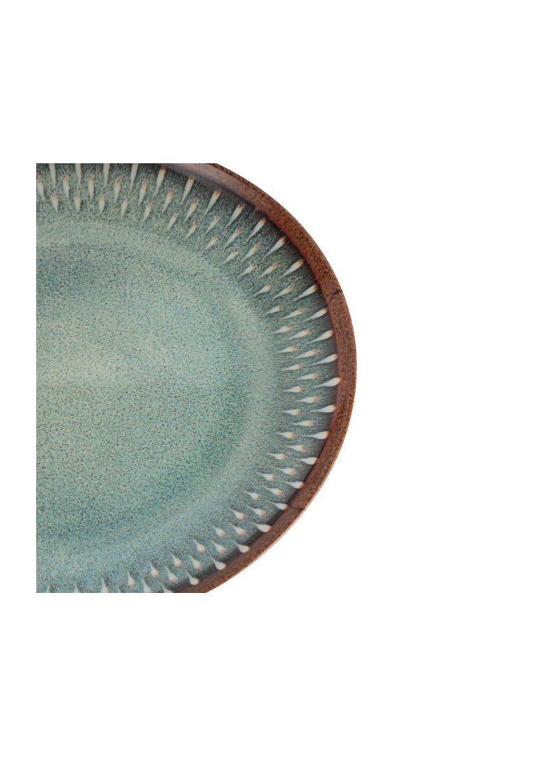 رويال فورد Royalford 10.3" Fine Stone Melamineware Dinner Plate- RF12382/ Light-Weight and Food-Grade Plates with Elegant Design Multicolor  - Image 4