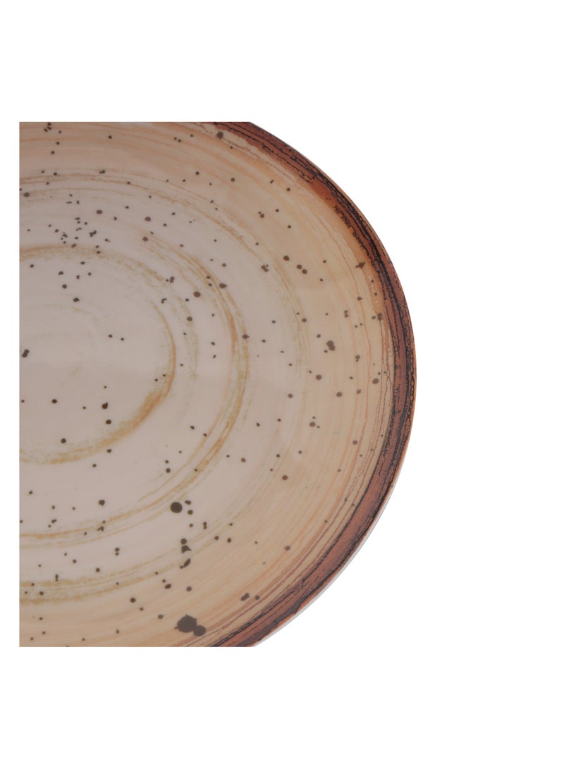 رويال فورد Royalford 11.0" Fine Stone Melamineware Dinner Plate- RF12377/ Light-Weight and Food-Grade Plates with Elegant Design Assorted - Image 4