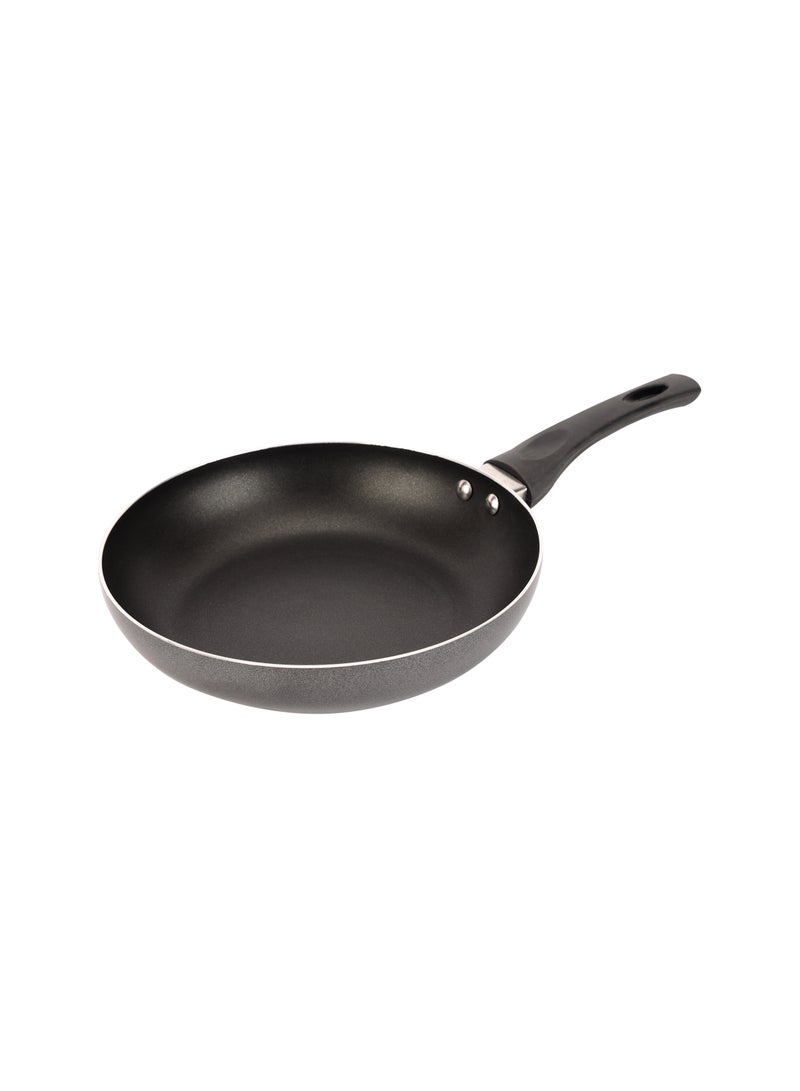 Royalford 28 CM Nonstick Frypan- RF12102| Strong Press Aluminum Body With Non-Stick Coating And Heat Resistant Bakelite Handle black - Image 1